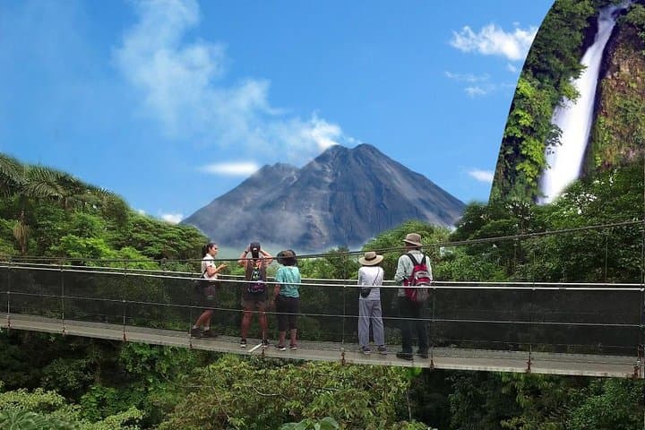 Combined Tour (Hanging Bridges, La Fortuna Waterfall, Arenal Volcano)