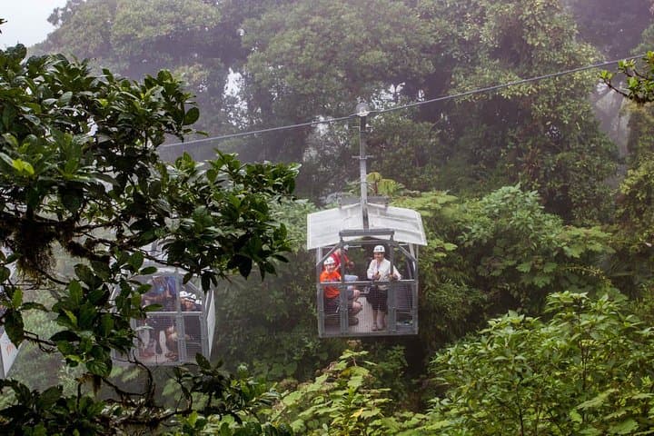 Sky Adventures Combo: Walk, Tram & Zipline from Monteverde