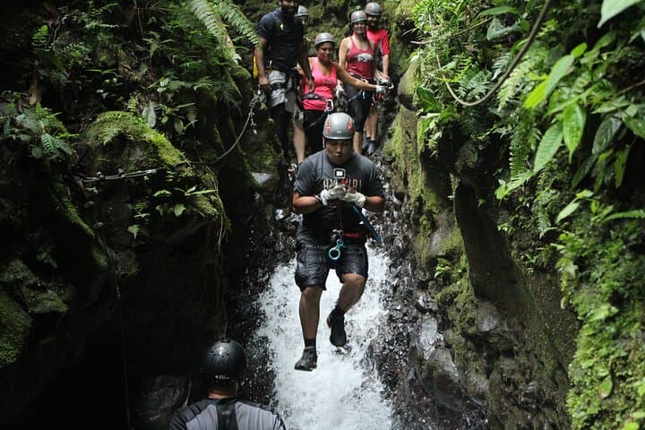 Arenal Volcano Canyoning and Waterfall Rappelling from La Fortuna