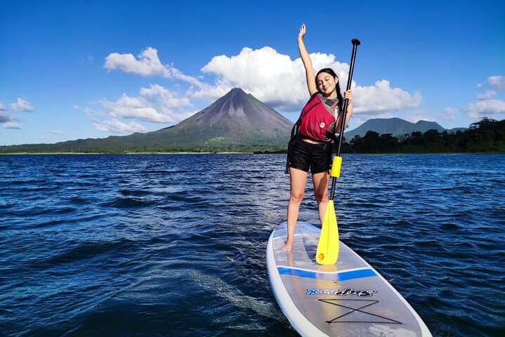 Stand Up Paddling on Lake Arenal