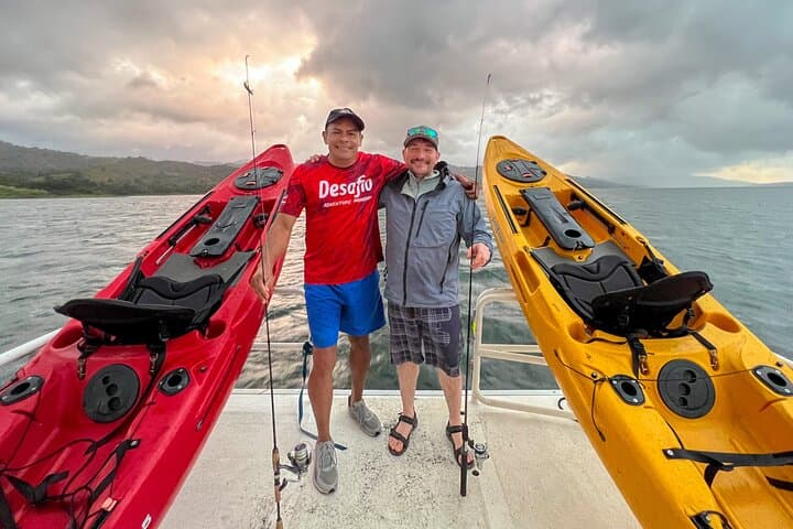 Kayak Fishing on Arenal Lake