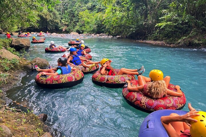 Tubing Rio Celeste & Half-Day Ziplining Adventure