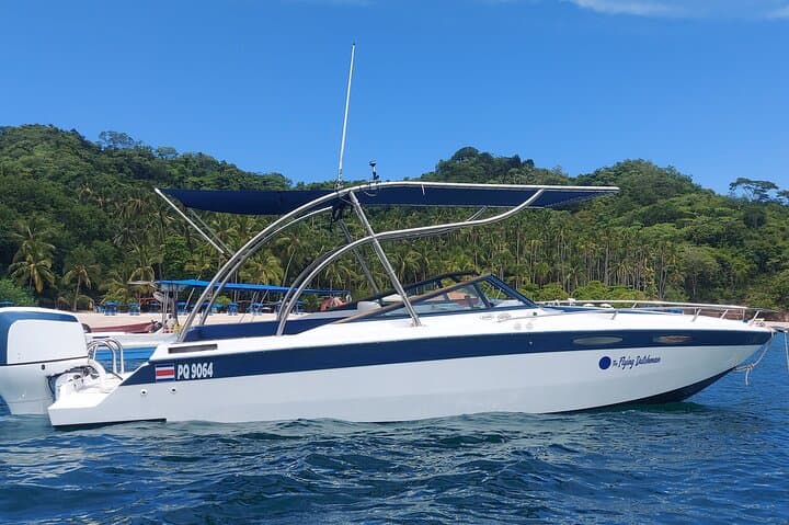 Tortuga Island Private Boat Tour from Jaco with Snorkel, Meals