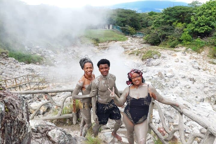 Miravalles Volcano, Waterfalls, and Hot Springs from Guaancaste