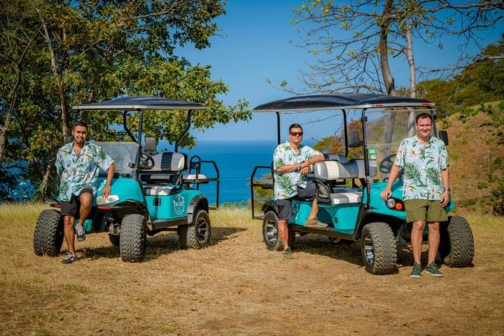 4 Seat Golf Cart Rental Tamarindo, Langosta & JW Marriott/Pinilla