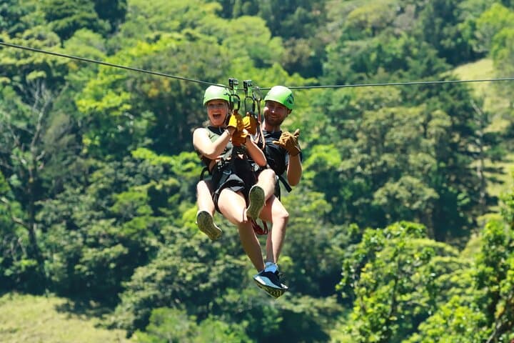 Extreme Zipline tour in Monteverde