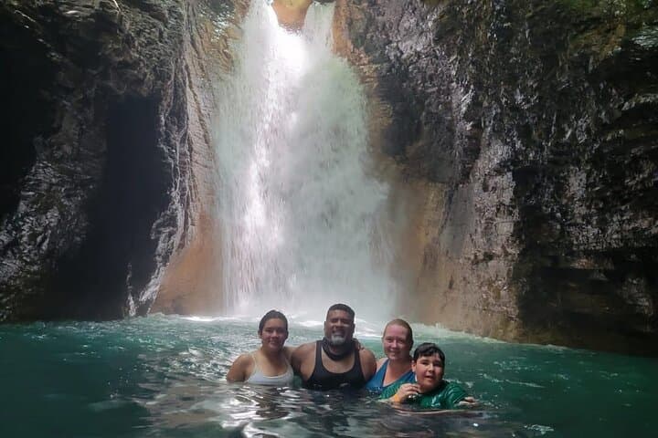 La Leona Waterfall, Lazy River Tubing, Cliff Jumps & Hot Springs