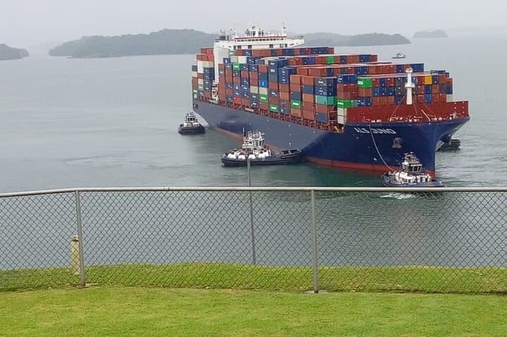 Agua Clara and Gatun Locks on the Atlantic side