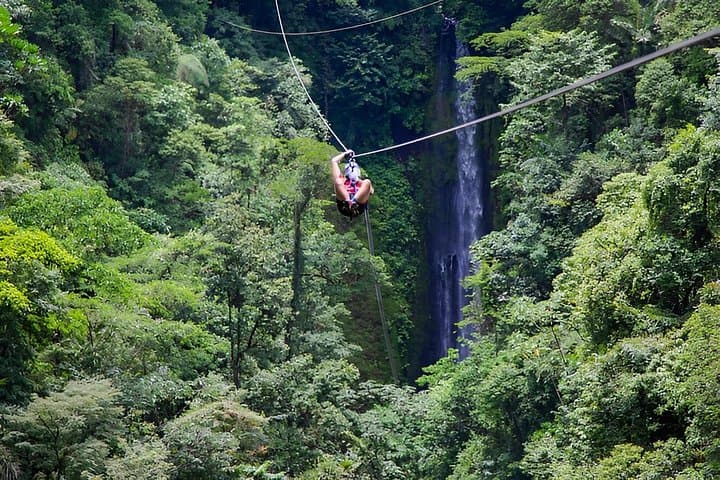 Pure Trek Canyoning & La Fortuna Waterfall Zipline