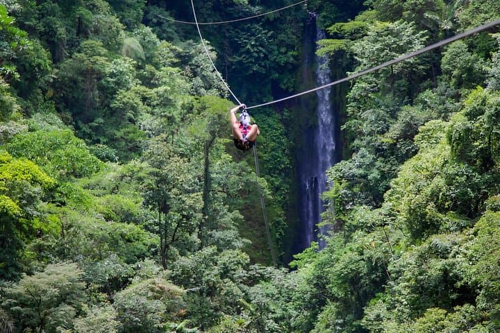 Pure Trek Canyoning & La Fortuna Waterfall Zipline